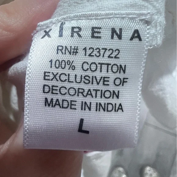 Xirena Dress Large Womens New Midi Designer Dress White Res - Picture 4 of 4